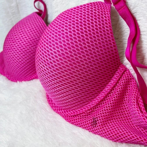 Victoria's Secret VS Pink Magenta Perfect Shape Push-up Bra - Picture 5 of 6